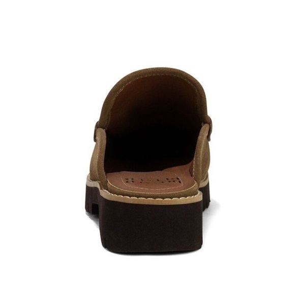 Donald J. Pliner Elta Mule Brown Suede Slide Horse Bit Horsebit Loafer Mule Sz 7 - Picture 8 of 11